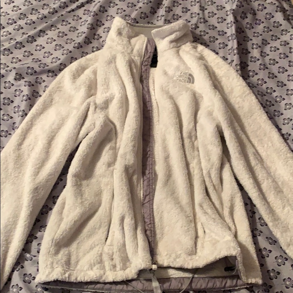 White north face jacket